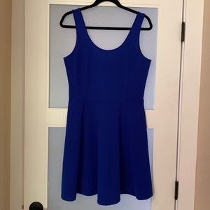 H&M Royal Blue Skater Dress